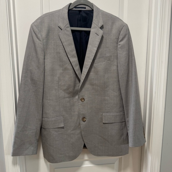 J.Crew Ludlow Blazer size 44R Grey Loro Piana‎ Wool Super 120’s Wool